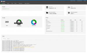 Ceph Manager Dashboard screen shot