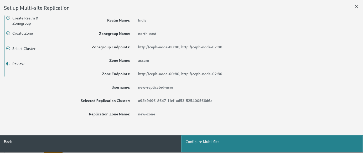 Step 4: Review and Token Generation